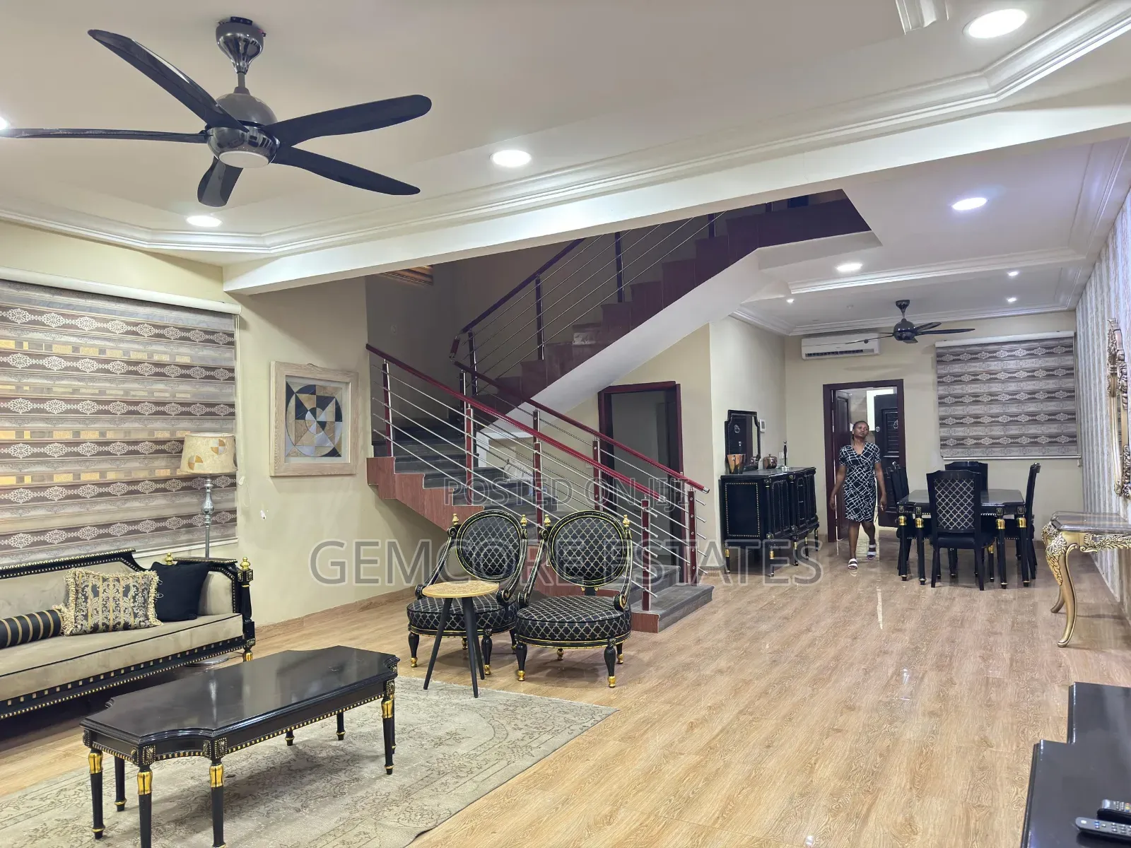 Furnished 6bdrm House in East Legon Main, Boundary Road Area for rent