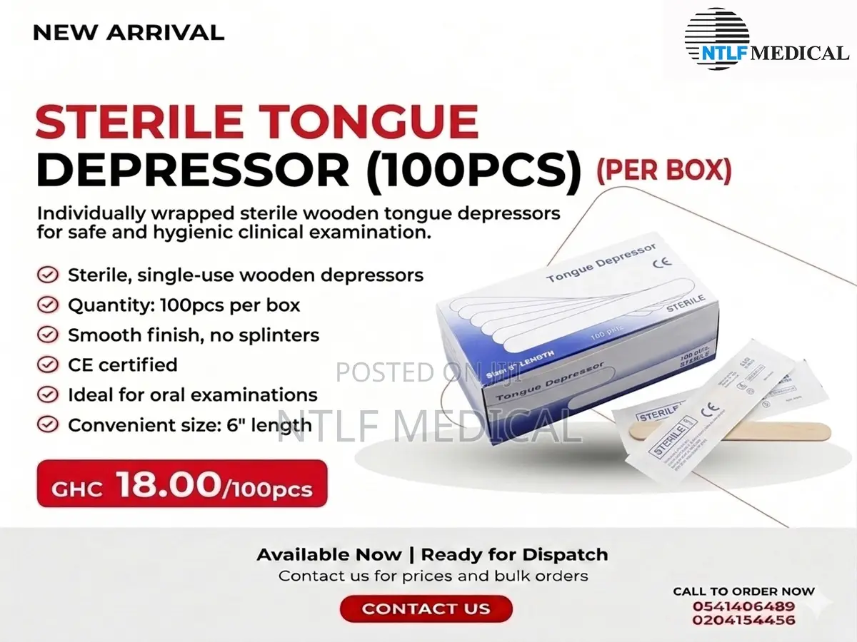 Tongue Depressor (Wooden)