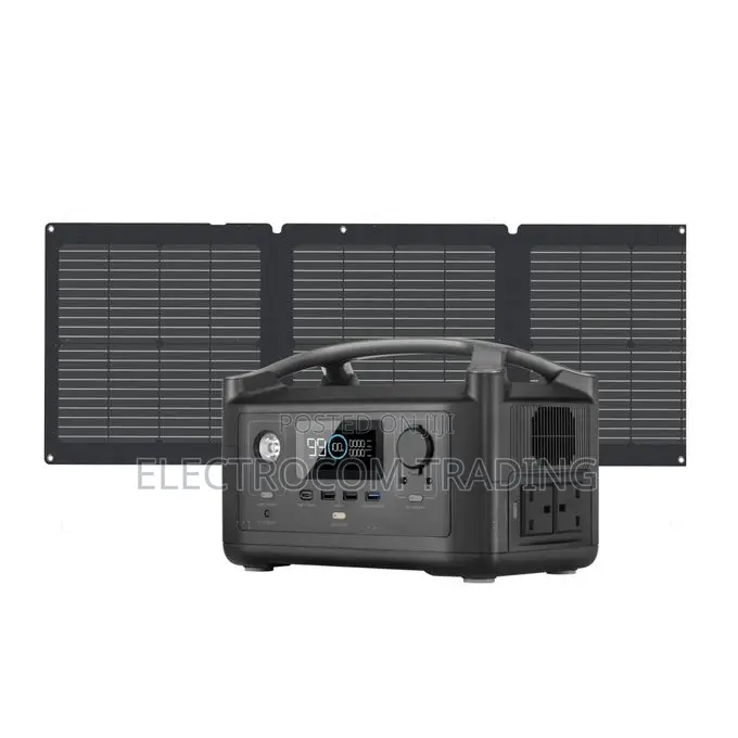Ecoflow River 600, 600w, 288wh Power Station + 110w Solar Panel