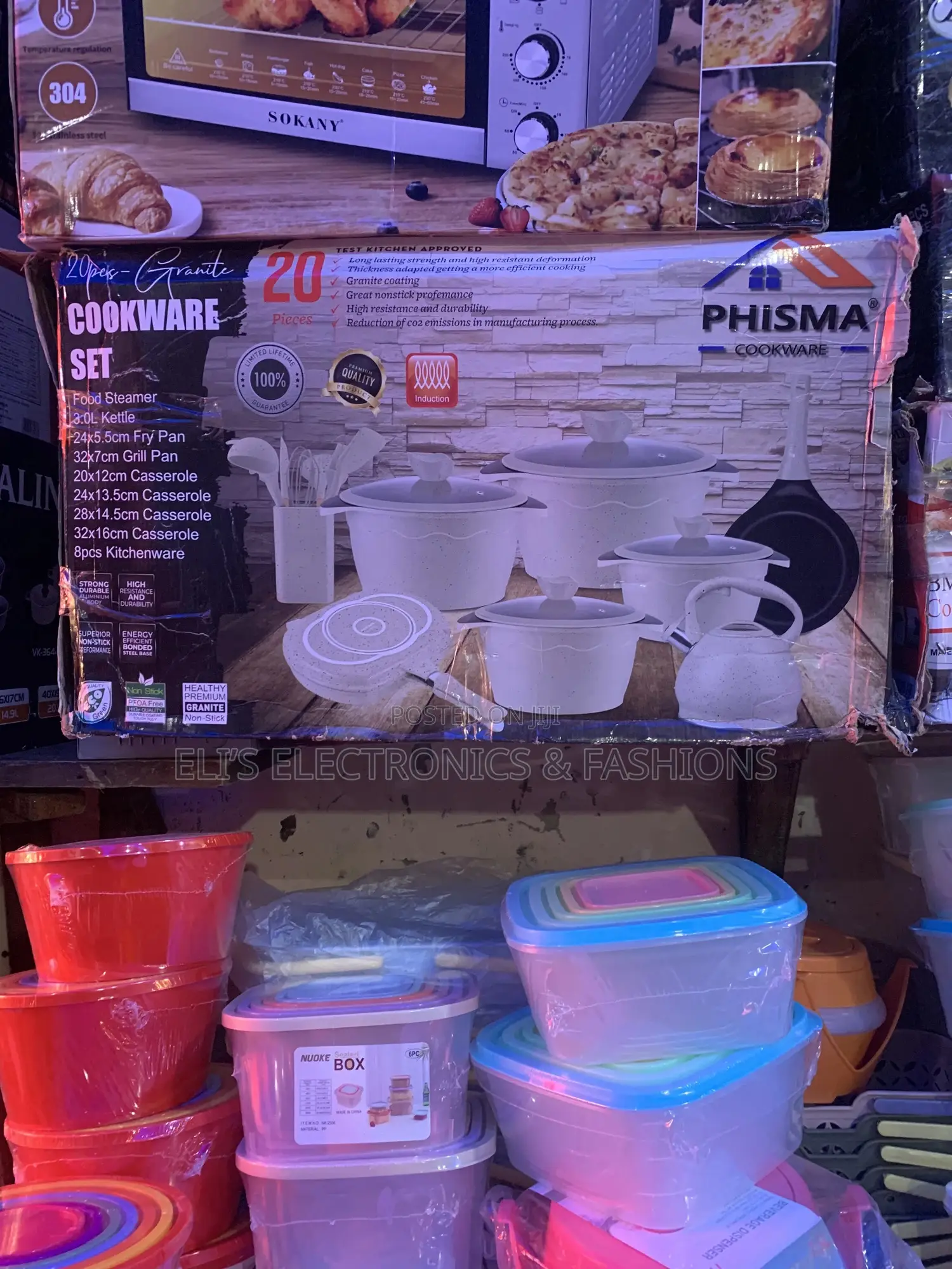 Phisma 20 Pieces Cookware