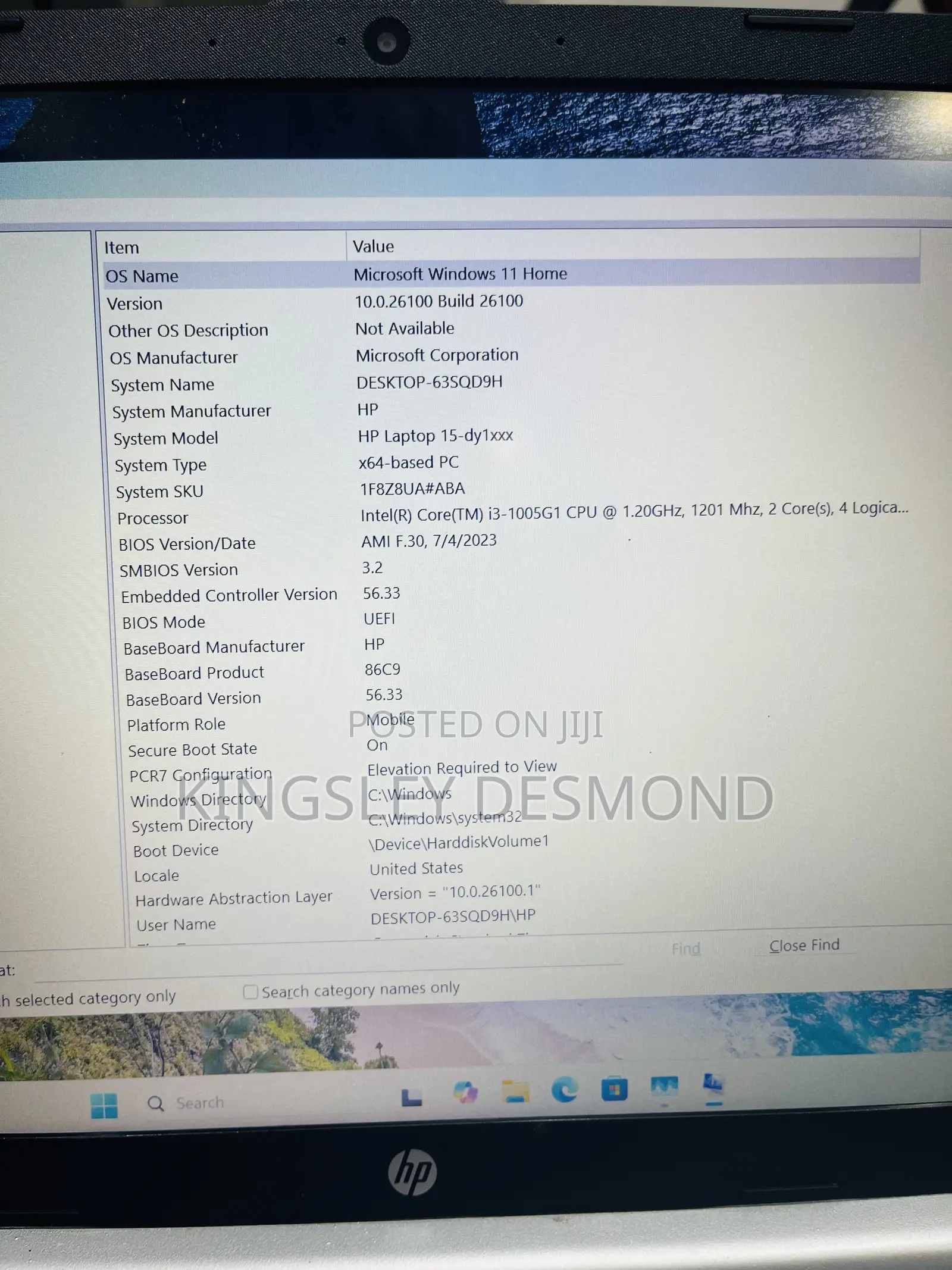 Laptop HP 15 8GB Intel Core i3 SSD 256GB