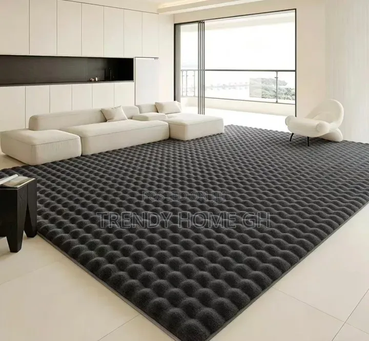 Fluffy Carpet Bubble Design Soft Comfortable