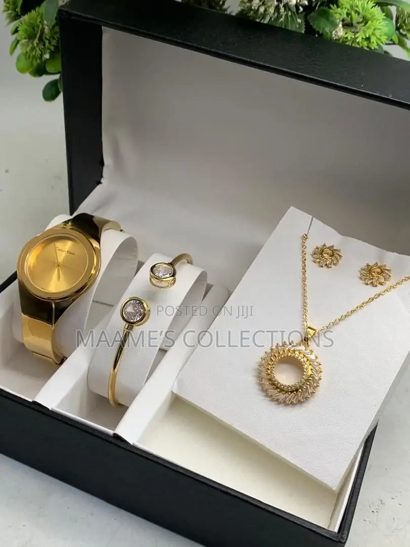 Ladies Watch and Jewellery Set