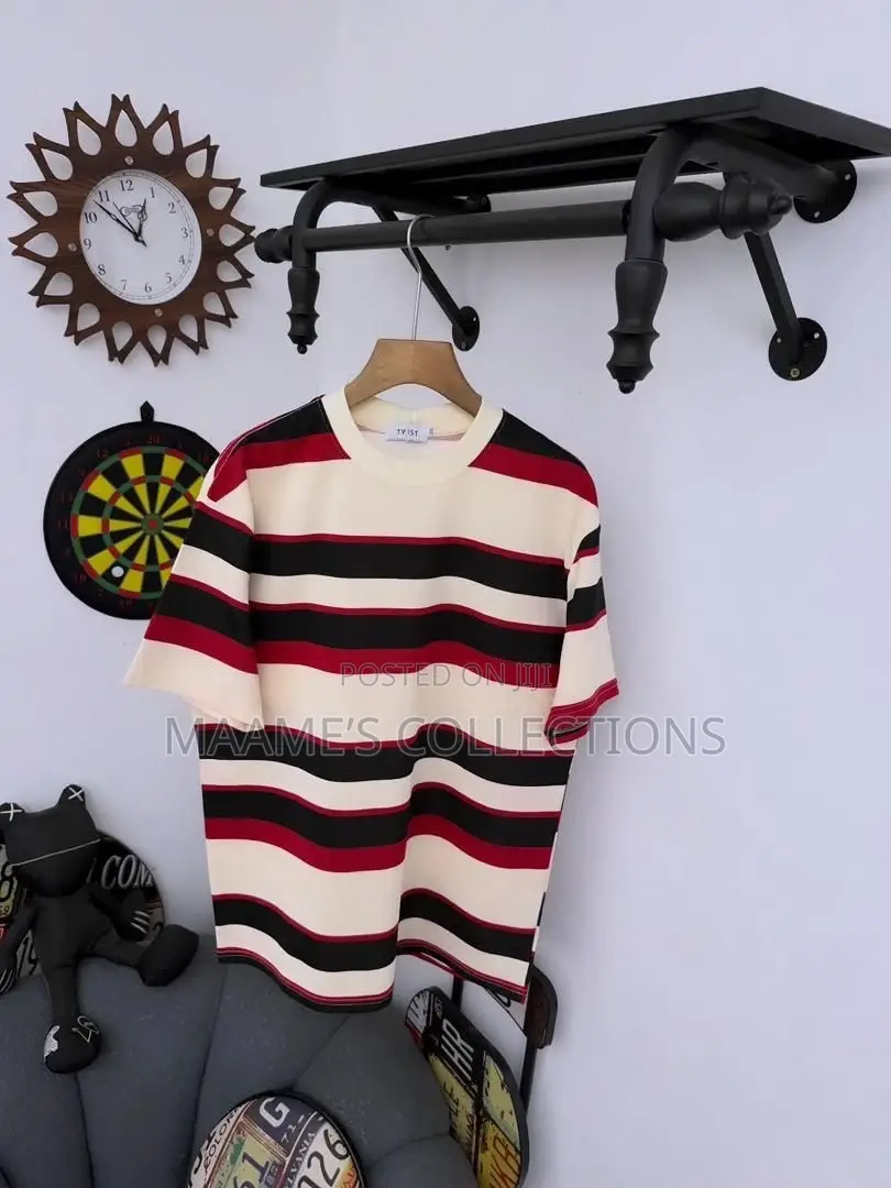 Men's Striped Cotton T-Shirt