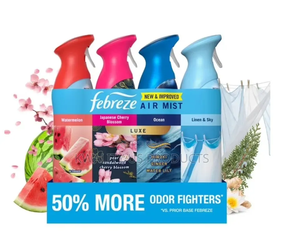 Febreze Air Mist Variety Pack - 4 Pack
