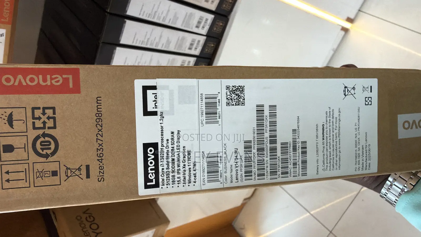 New Laptop Lenovo V14 G4 IRU 16GB Intel Core i7 SSD 512GB