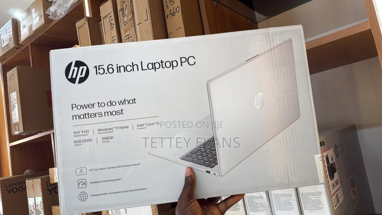 New Laptop HP 15-fd0290ns 8GB Intel Core i3 SSD 256GB