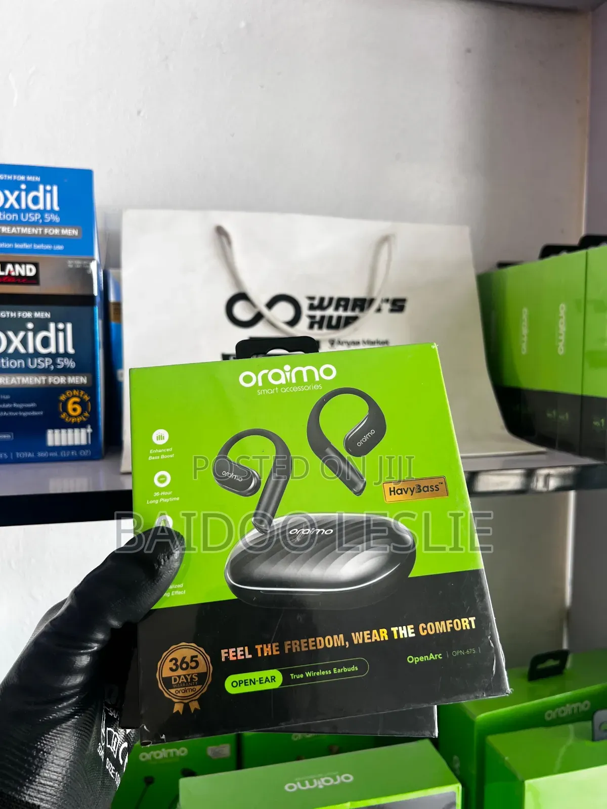 Oraimo Openarc Open-Ear Wireless Earphones
 (100)