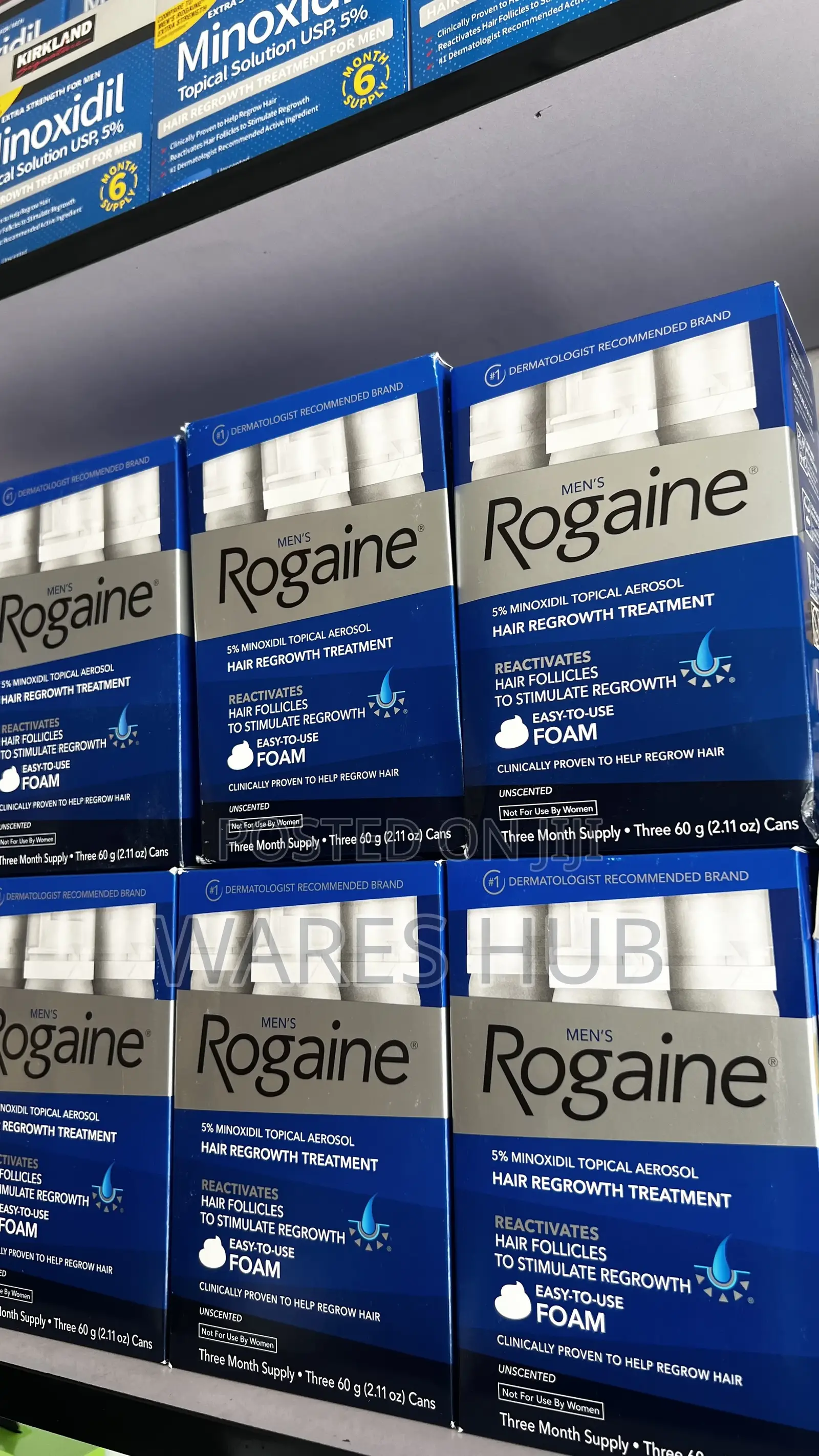 Rogaine Box Solution for Hair Growth