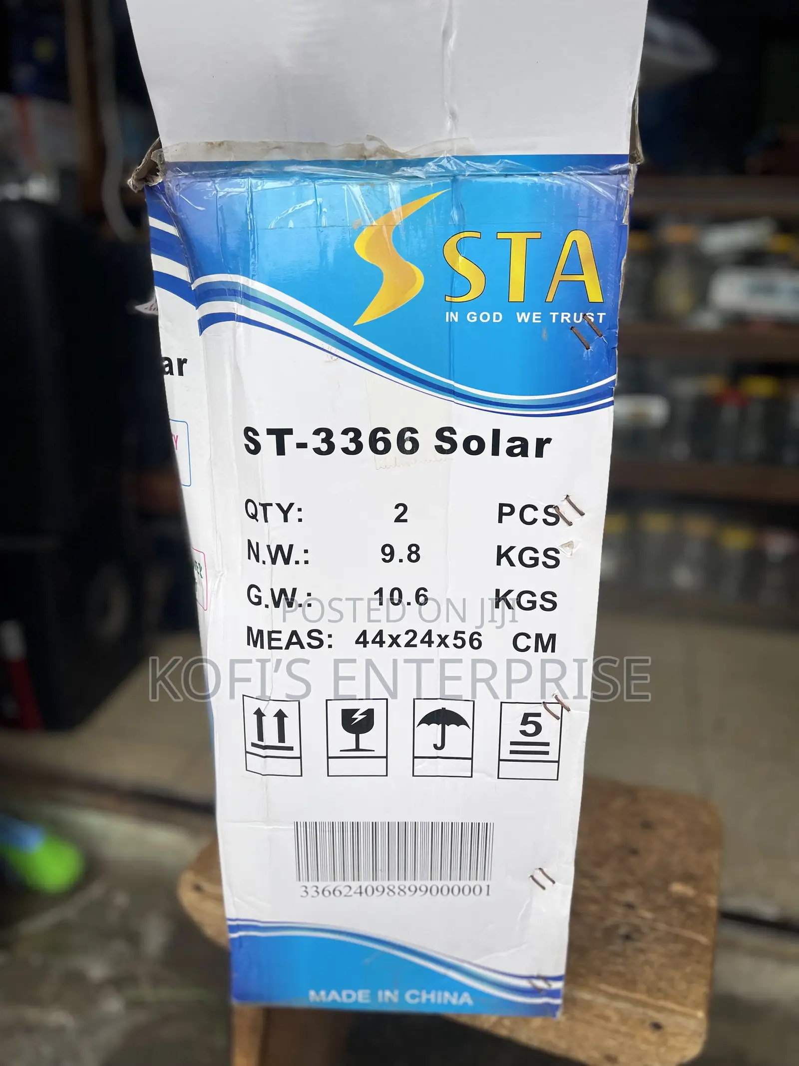 Solar Rechargeable Fan (2-in-1)