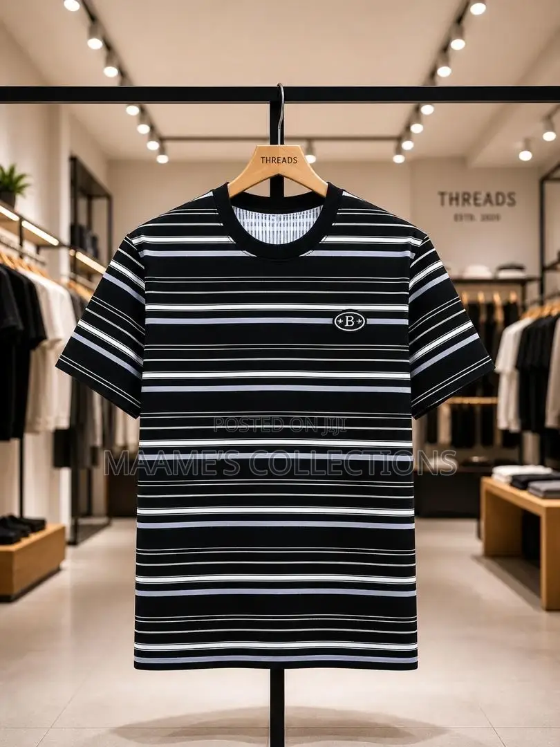 Men’S Stripped Tees Available