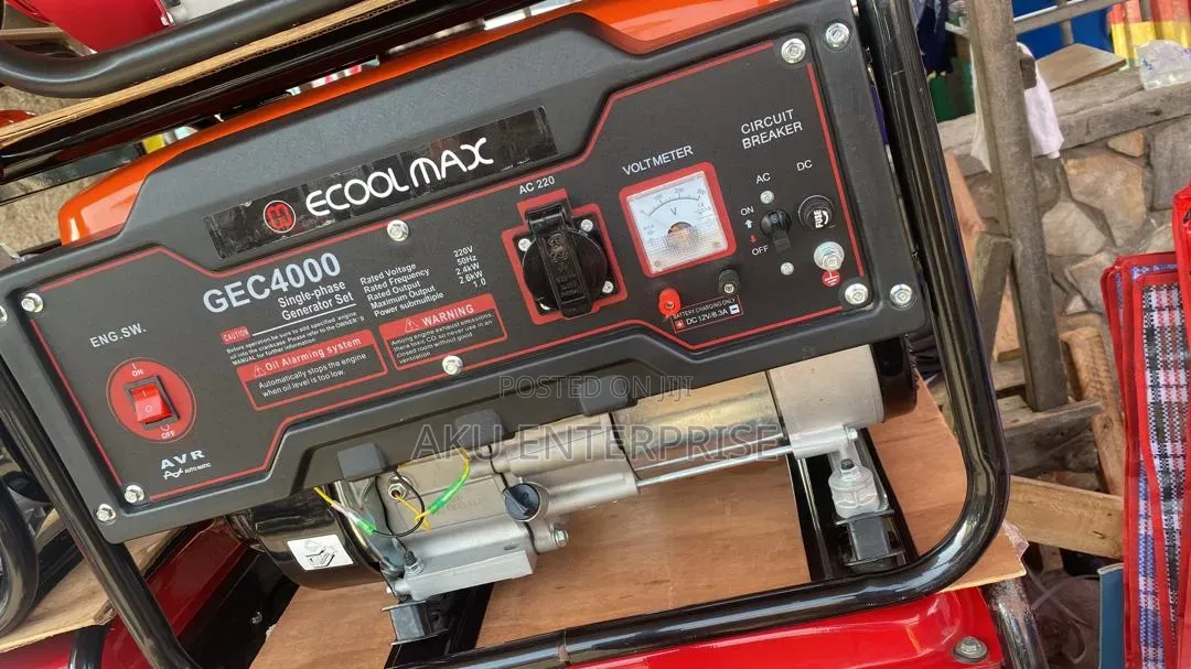 Ecool Max Gec4000 Gasoline Generator 3kva