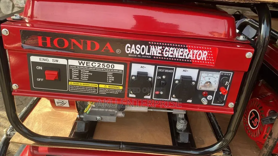 Honda Wec2500 Gasoline Generator Double Phase