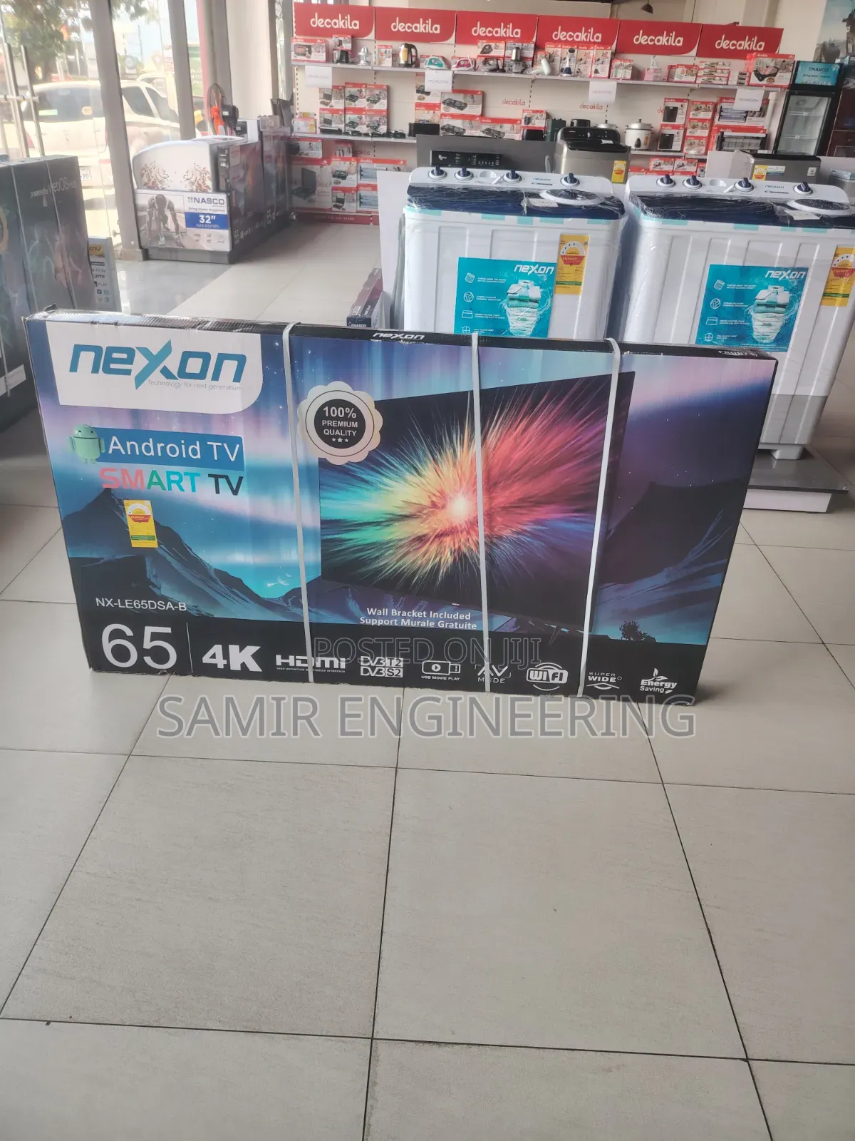 Nexon 65" Uhd Smart Android Tv (Nx-Le65dsa-B) - Immersive Cinematic
