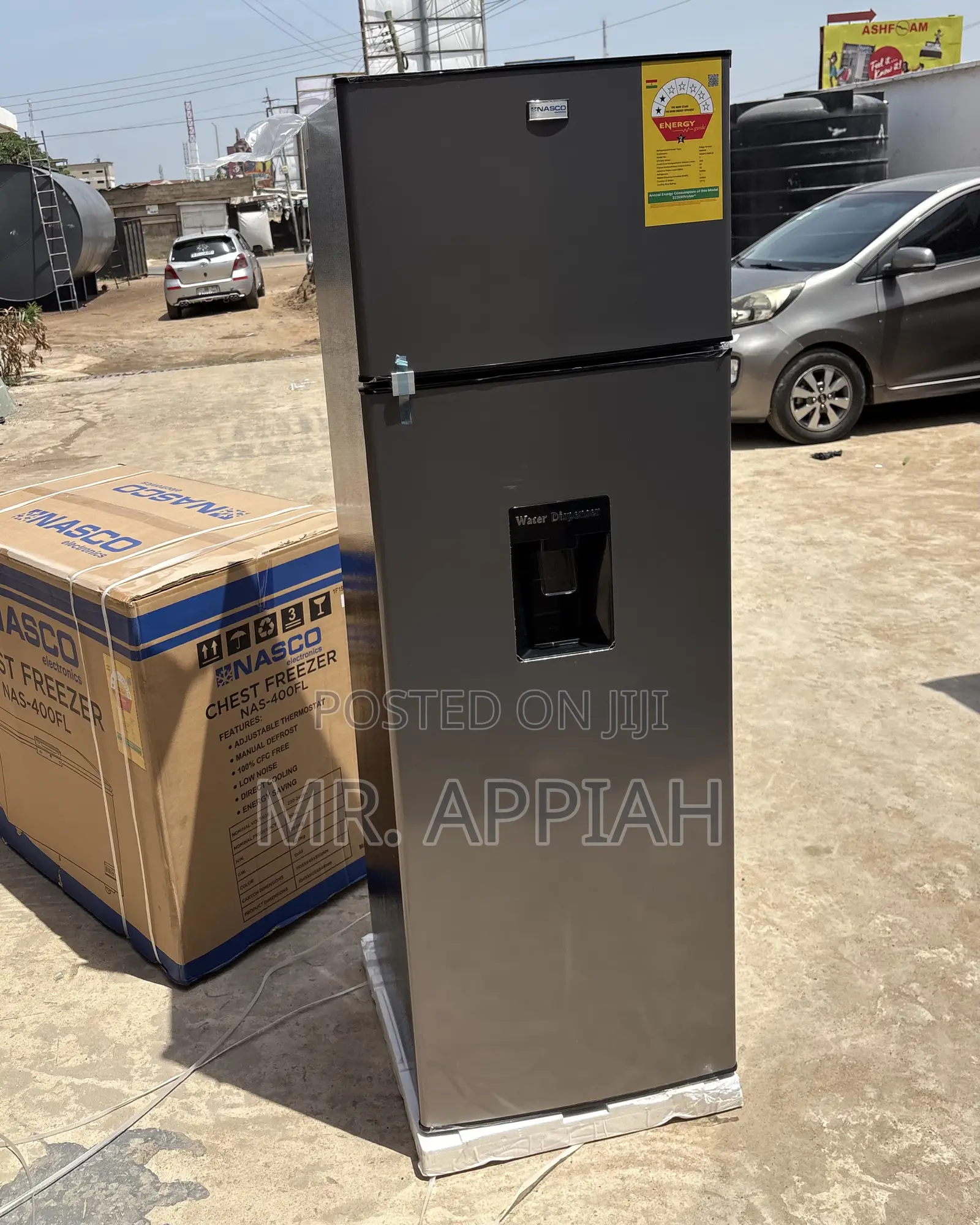 High Quality Nasco Nasf2-320fld Double Door Refrigerator.