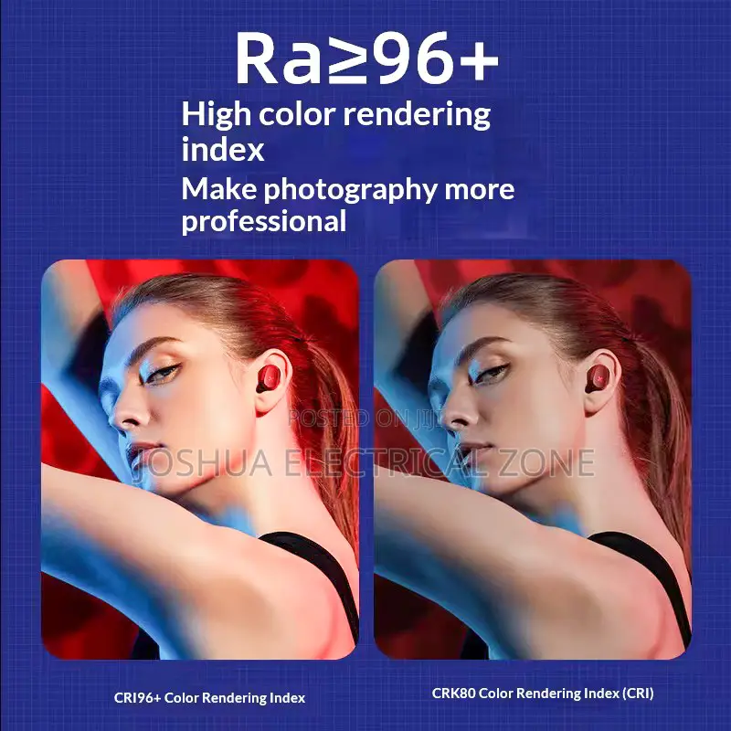 Rgb 500w Studio Light With Remote, Full Color Photography Video Light