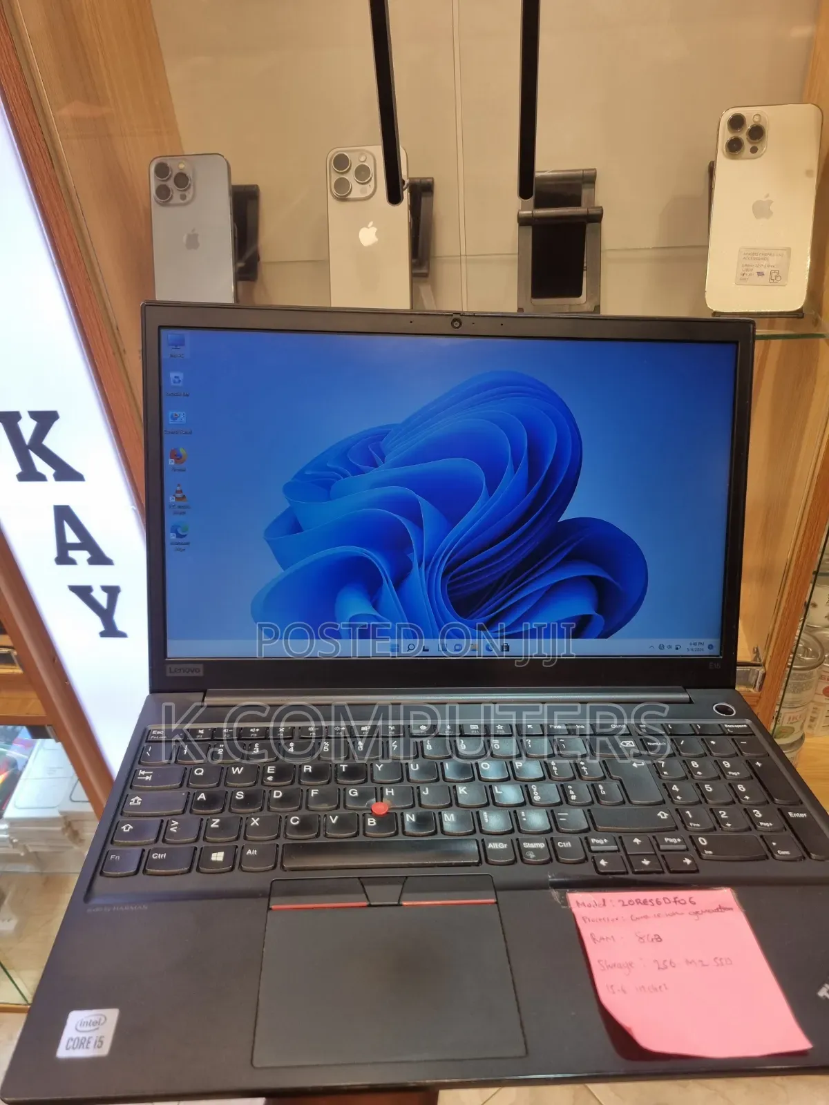 Laptop Lenovo ThinkPad E15 8GB Intel Core i5 SSD 256GB