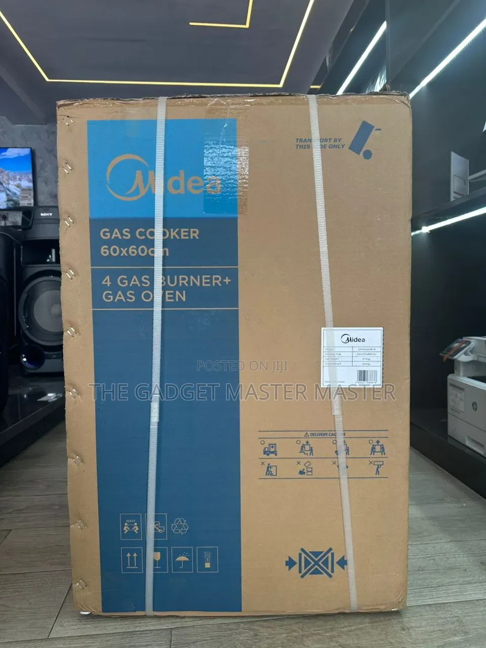 Midea 24tmg4g081-B 60x60cm 4 Gas Burner With Gas Oven