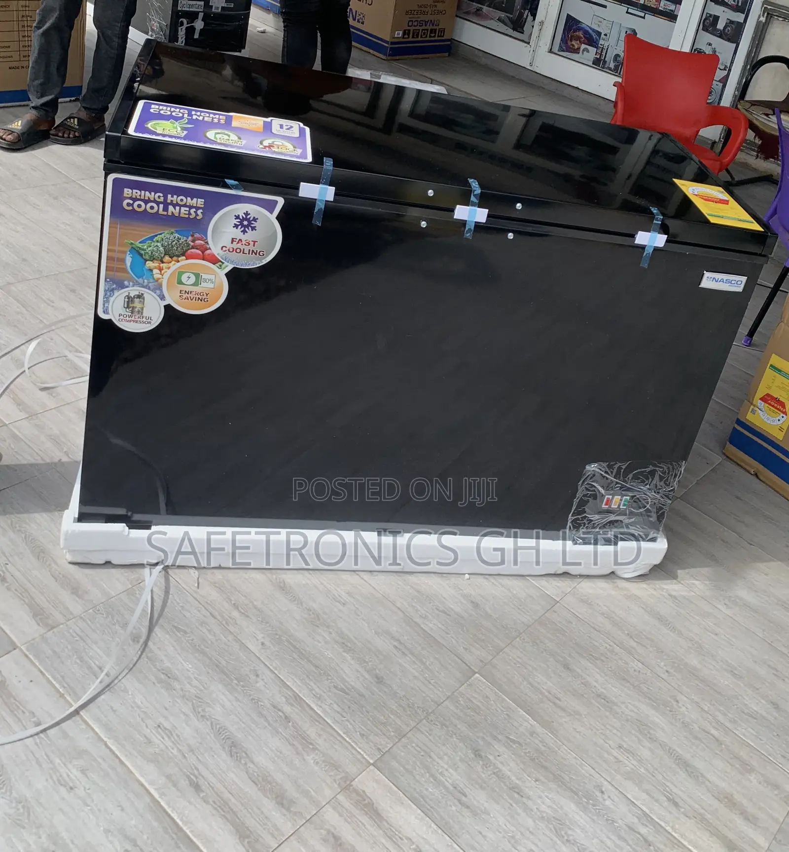 Choose Premium Nasco 400 LTRS Chest Freezer – Black (Nas-475fl-B)