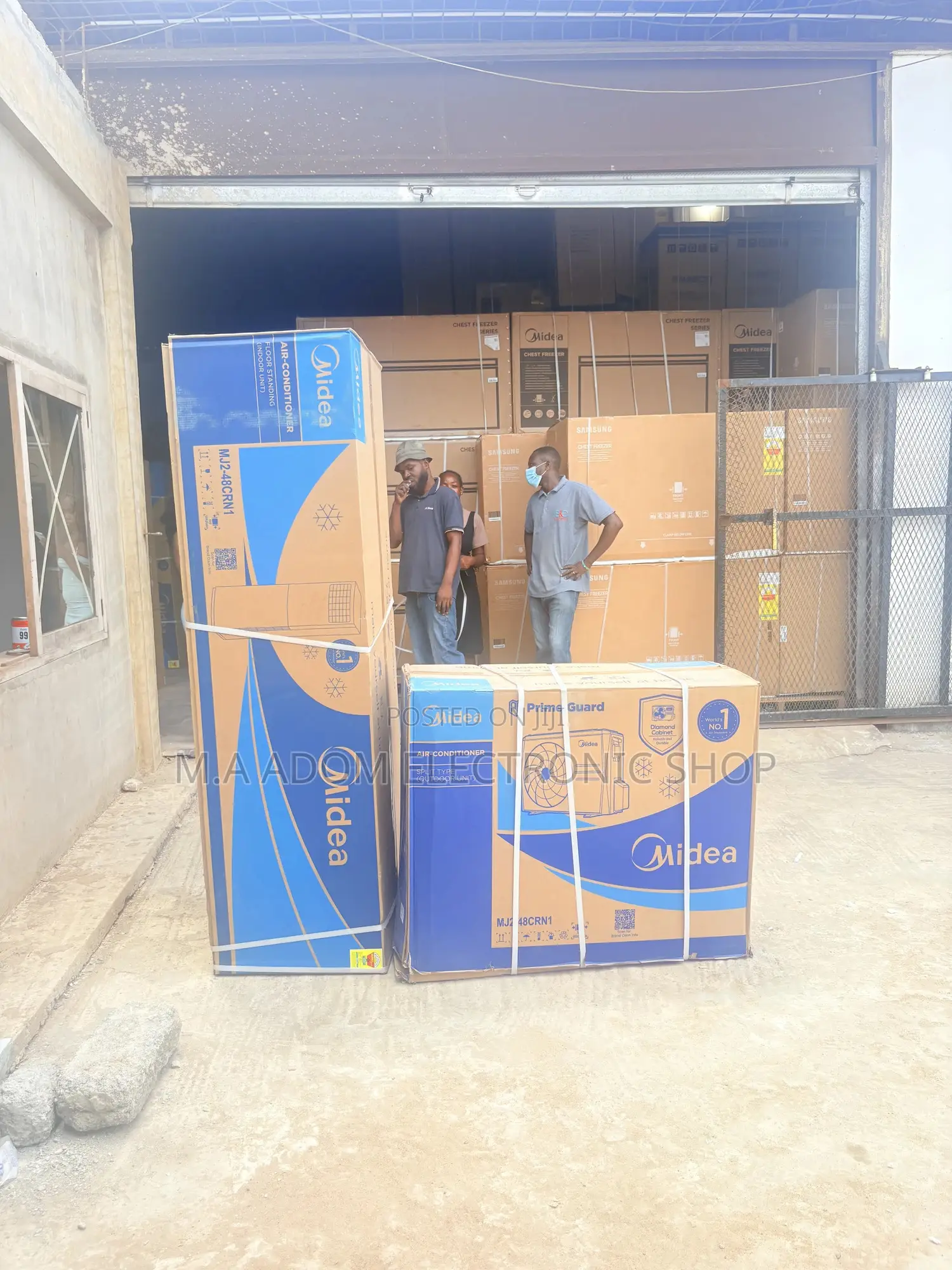 5 Hp Midea R410 Gas Floor Standing Ac