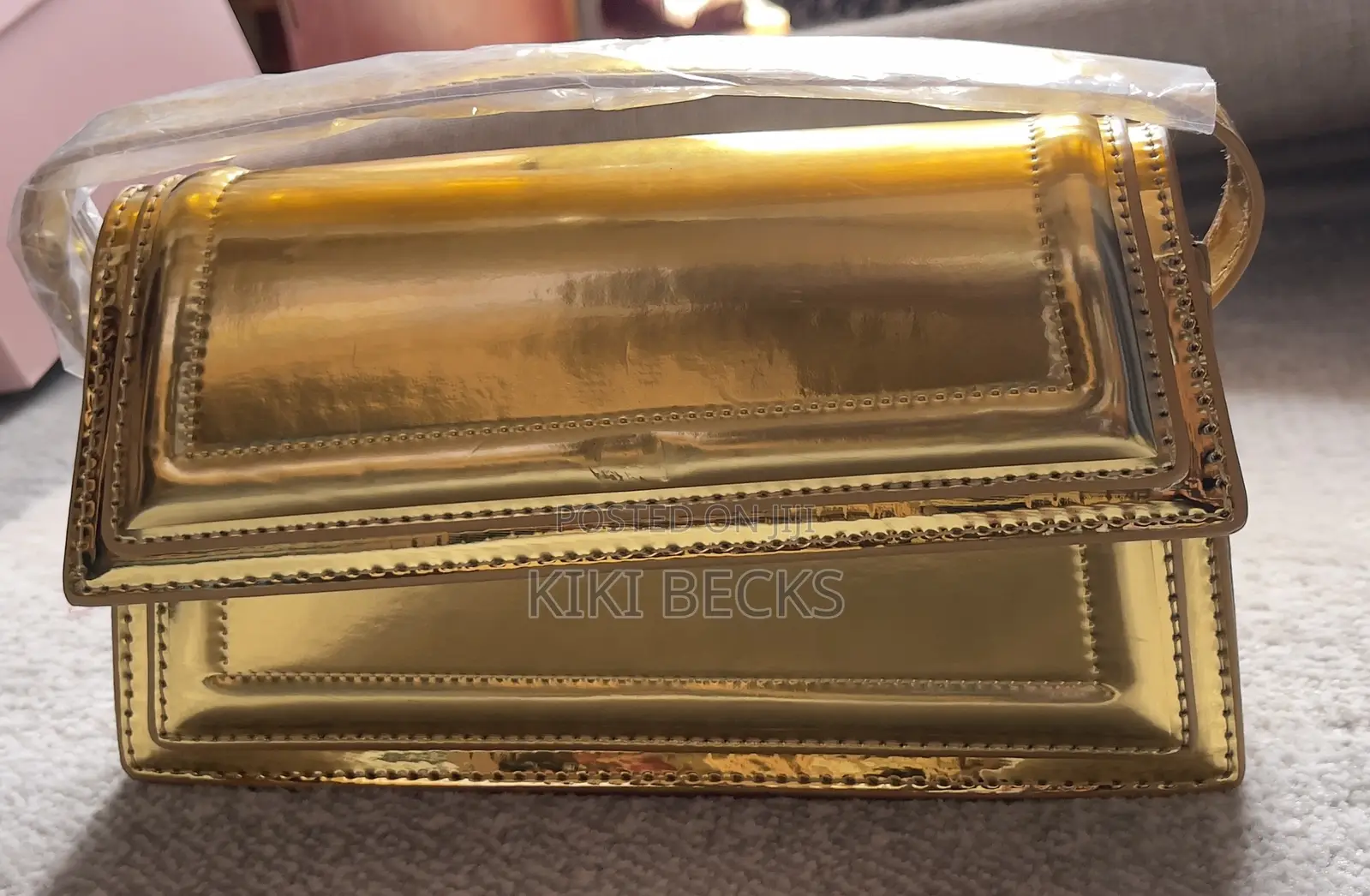 Silver Women’S Clutch Bag