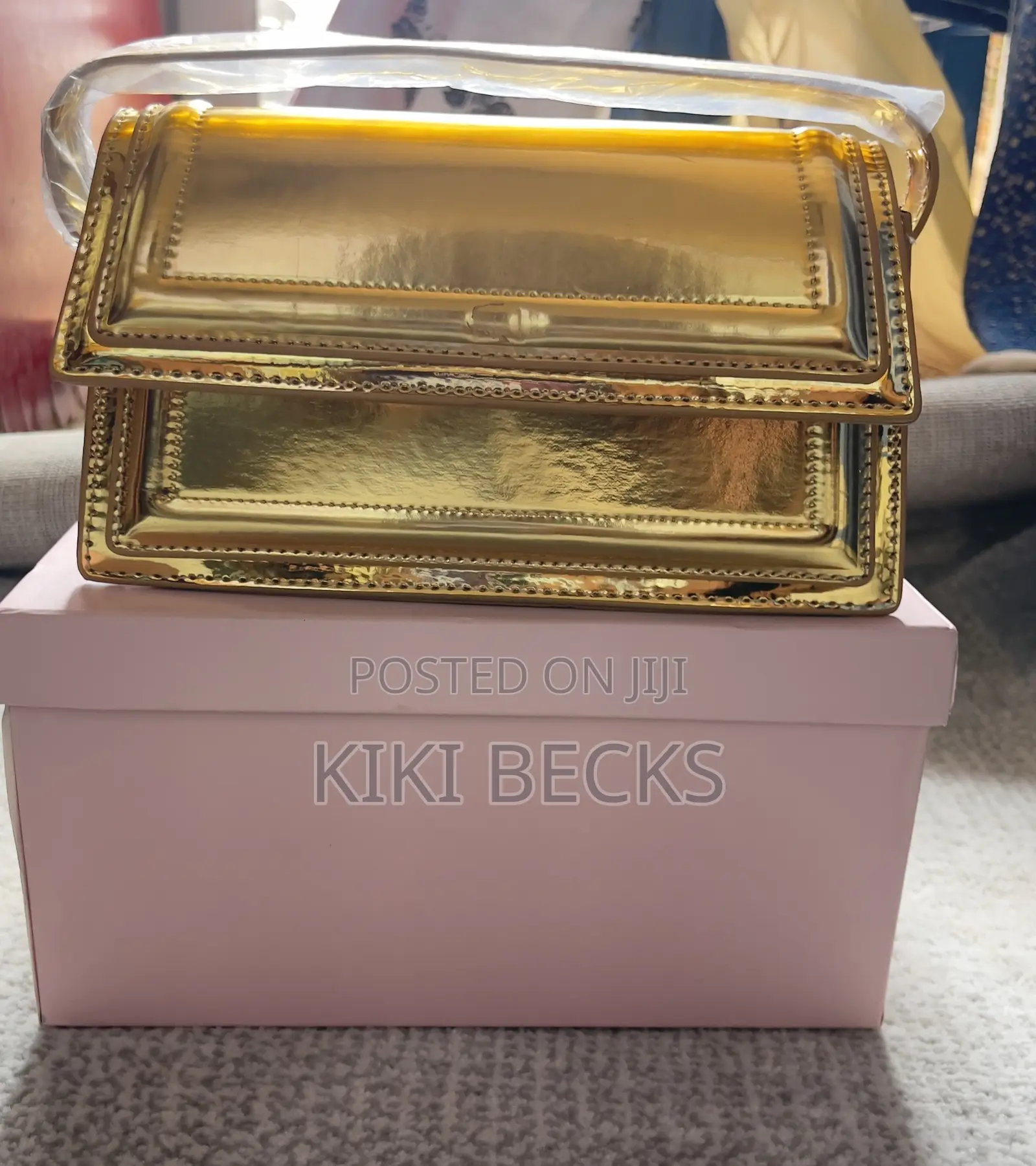 Silver Women’S Clutch Bag