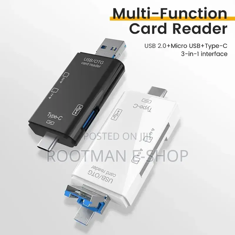 All-in-1 Card Reader For Phone And Pc