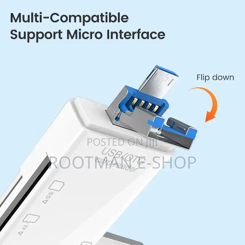 All-in-1 Card Reader For Phone And Pc