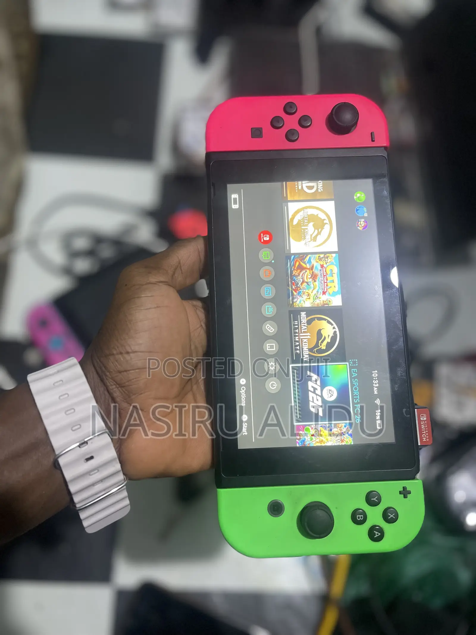 Nintendo Switch With Games Loaded,From Home