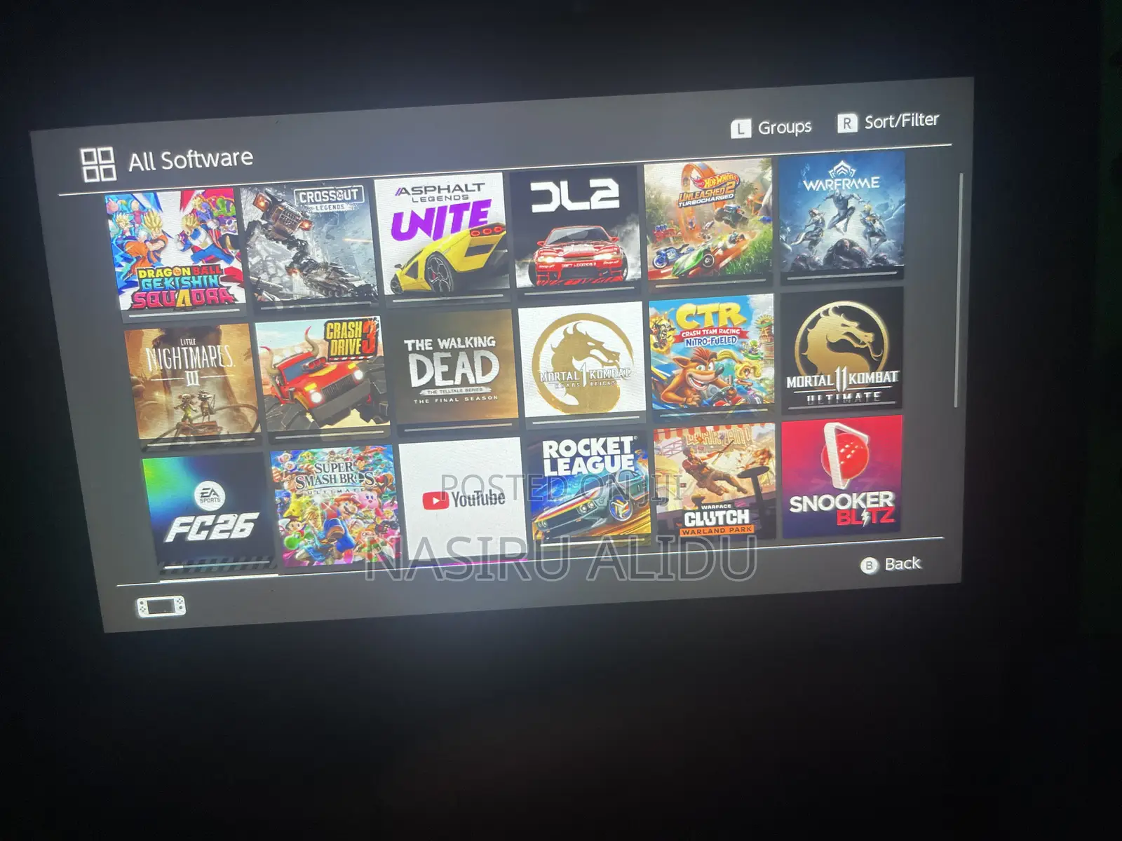 Nintendo Switch With Games Loaded,From Home
