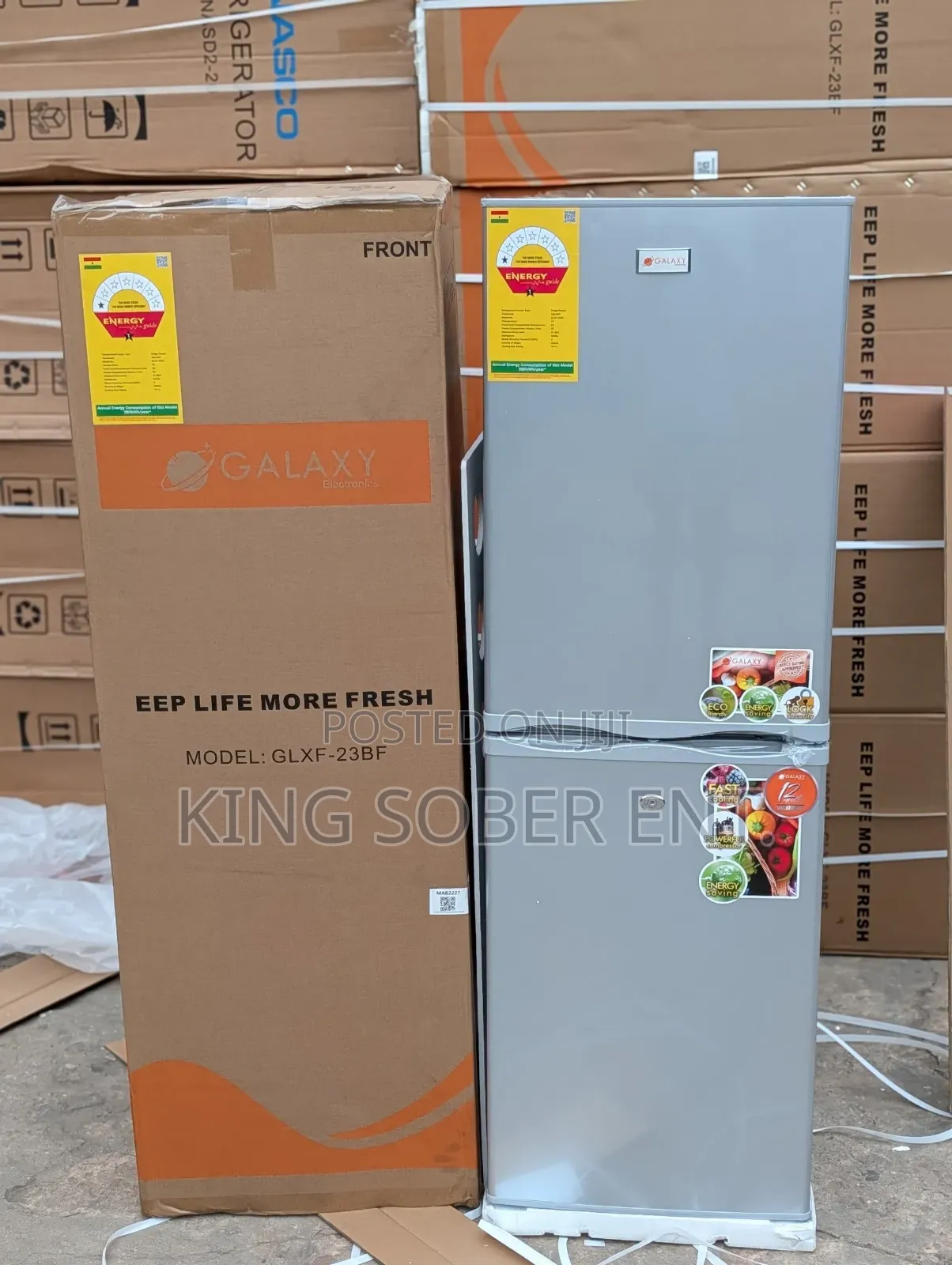 Galaxy 146ltrs Combi Fridge Ghc2650.