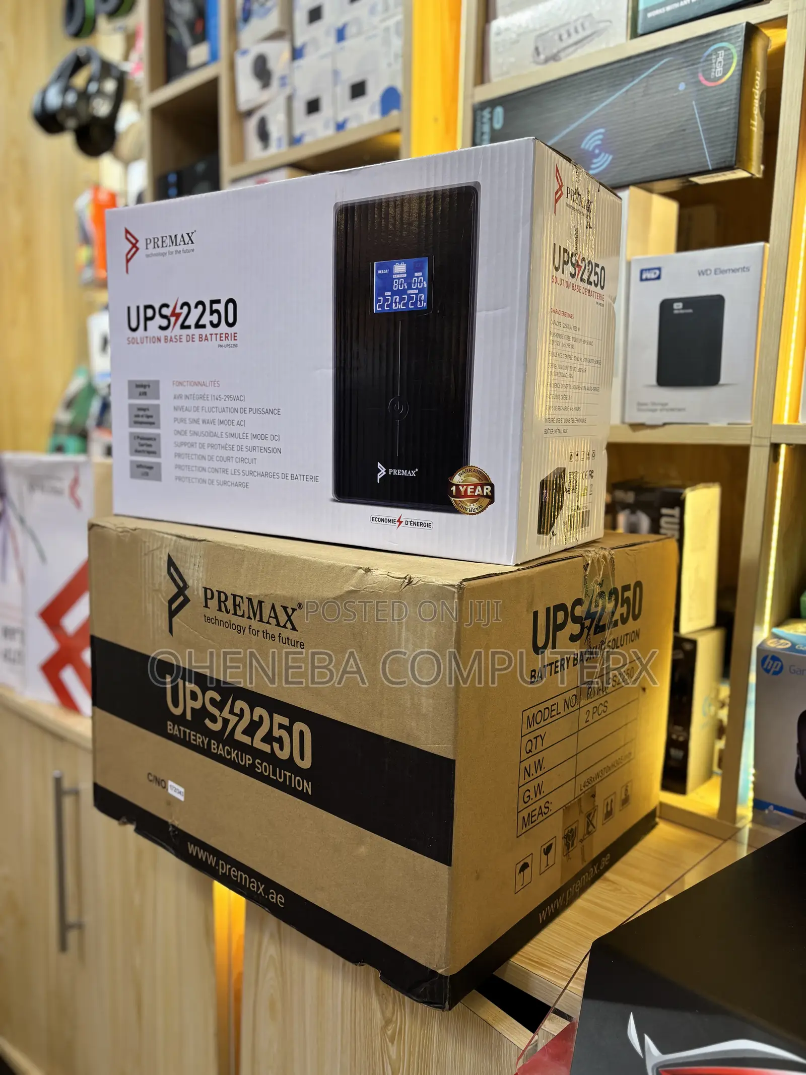 Solid 2250va Ups Intelligent Backup Ups, 4-6hours Recharge Time