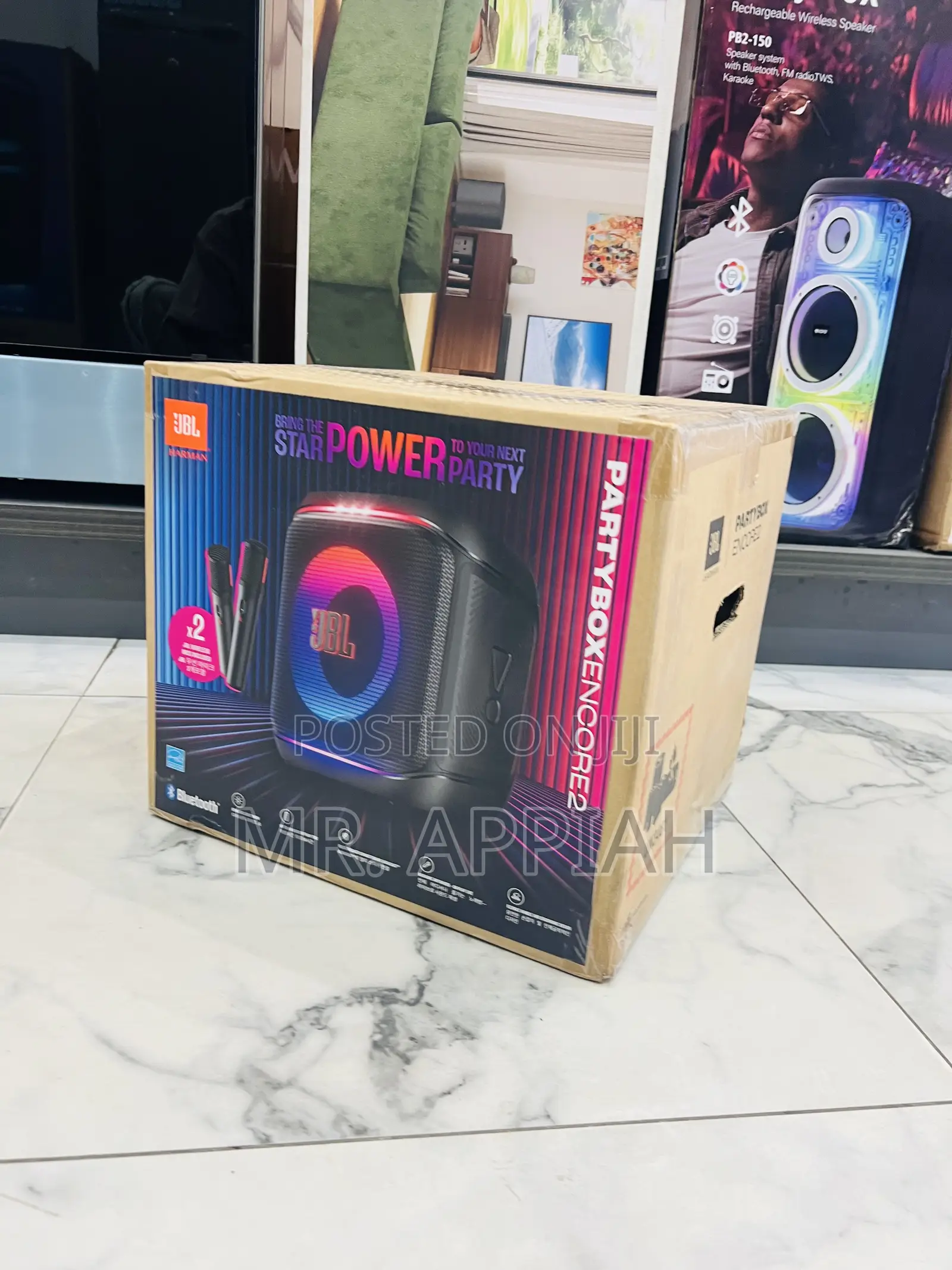 Quality Yet Affordable JBL Party Box Encore 2 Portable Party Speaker.