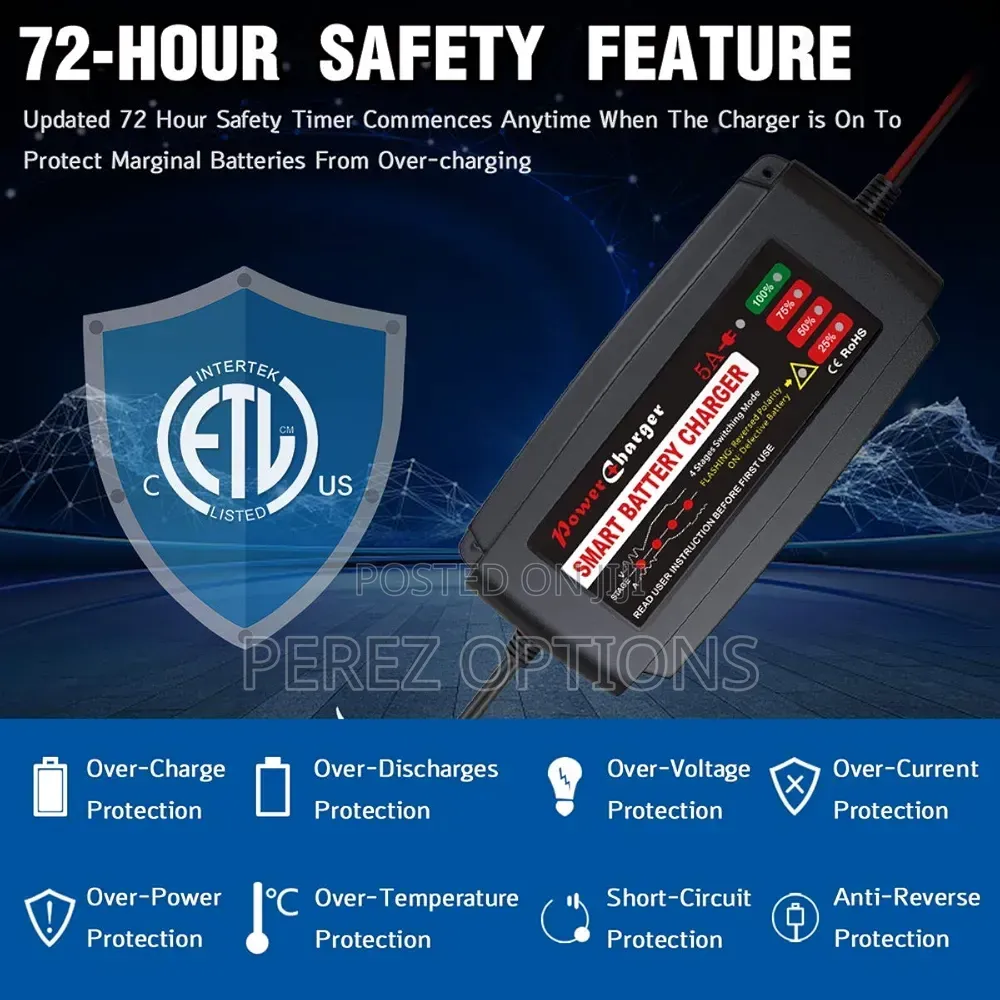 Power Charger Smart Battery Charger