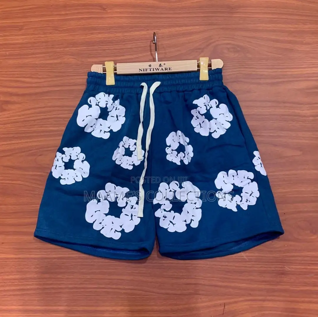 Denim Tears the Cotton Wreath Shorts.