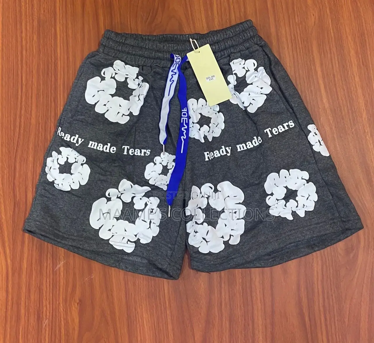Denim Tears the Cotton Wreath Shorts.