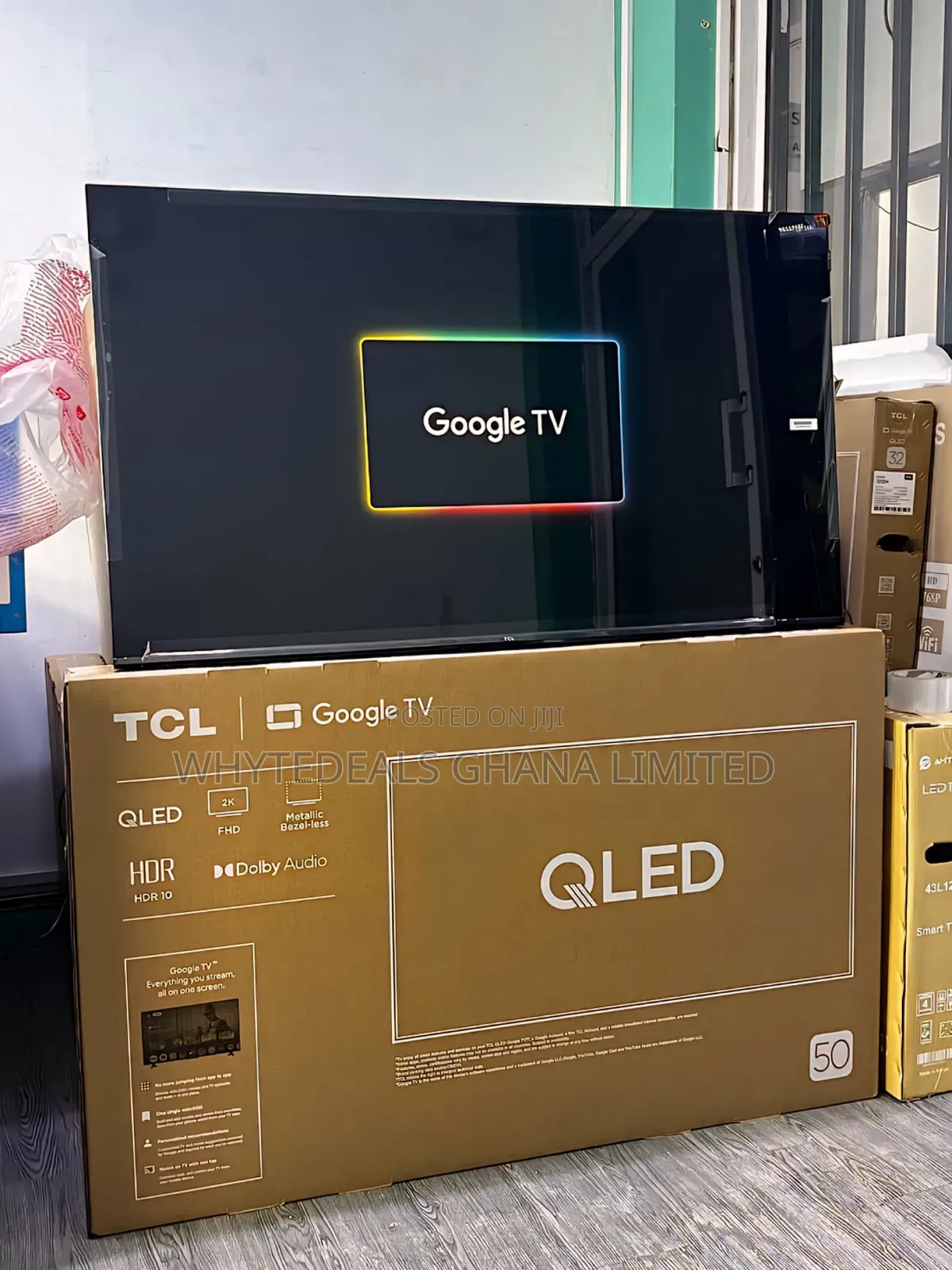 Qled50" TCL Smart Uhd Led Tv|Netflix|Bluetooth