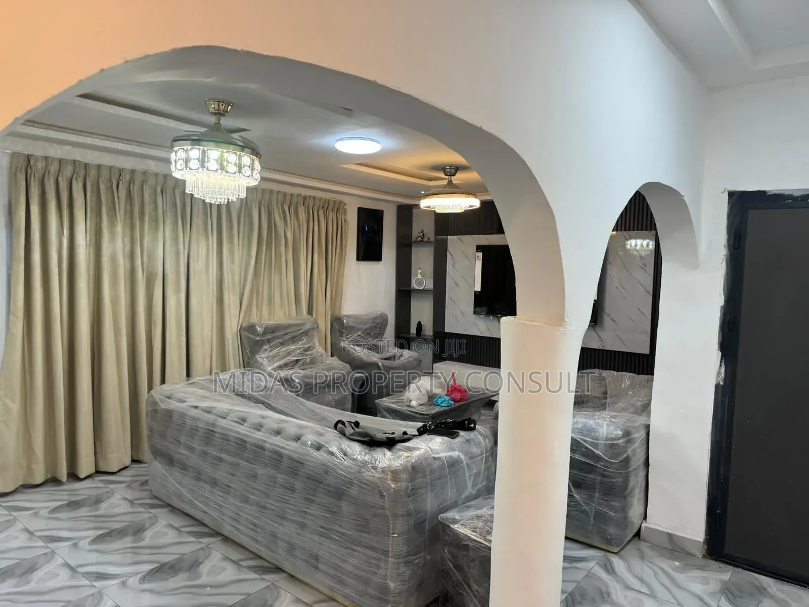 Furnished 3bdrm House in Ablekuma, Manhean for sale