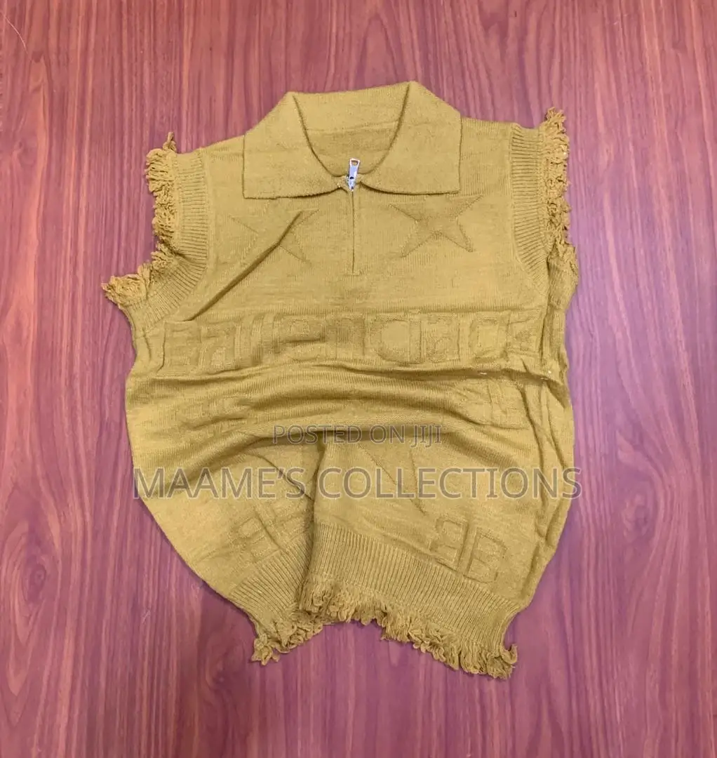 Knitted Sleeveless Top / Tank Top