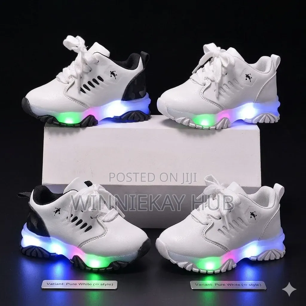 Sport-Inspired Boy's Light Sneakers