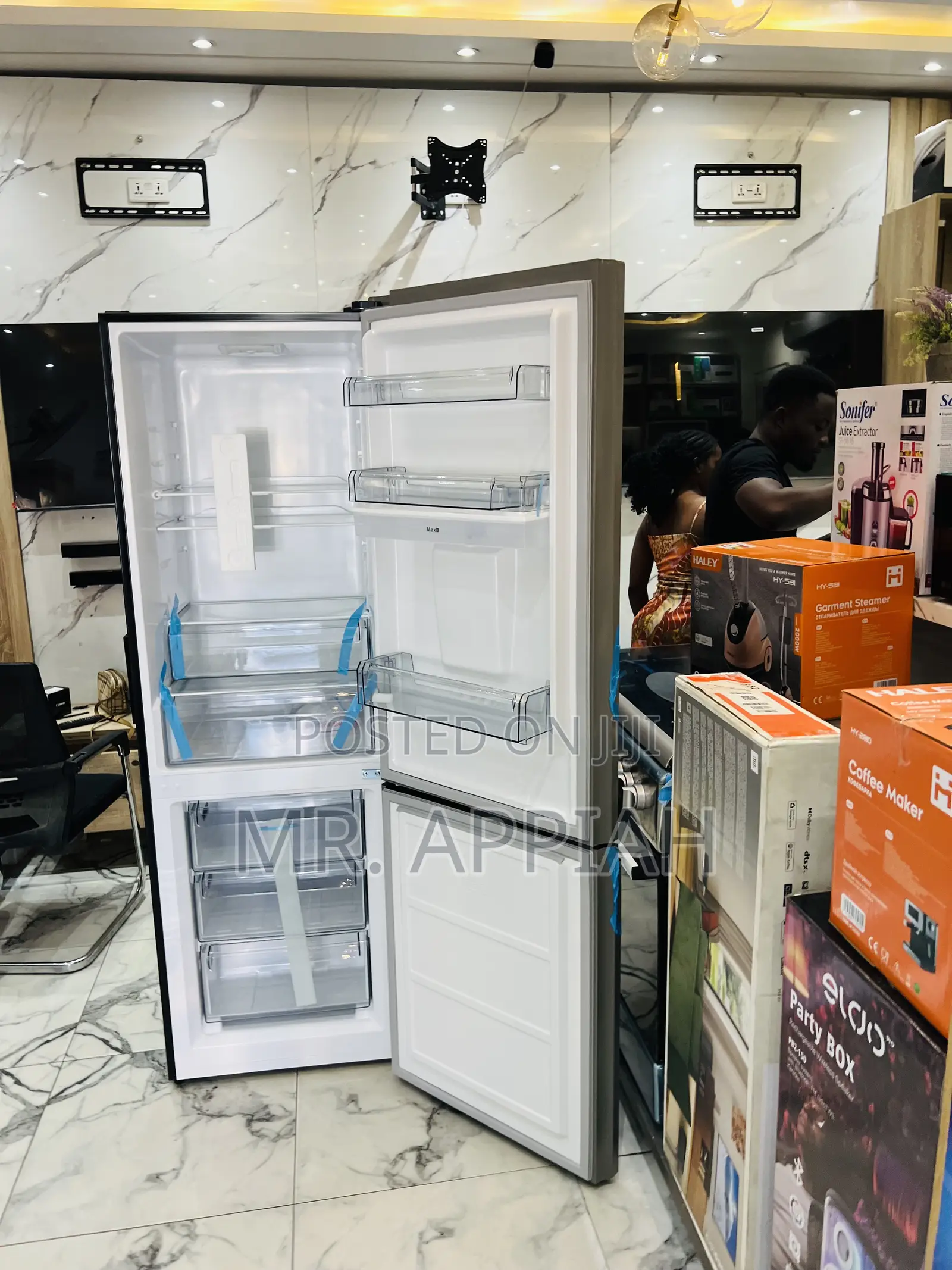 Energy Efficient Legacy Bottom Mount Freezer Fridge(Glass) 