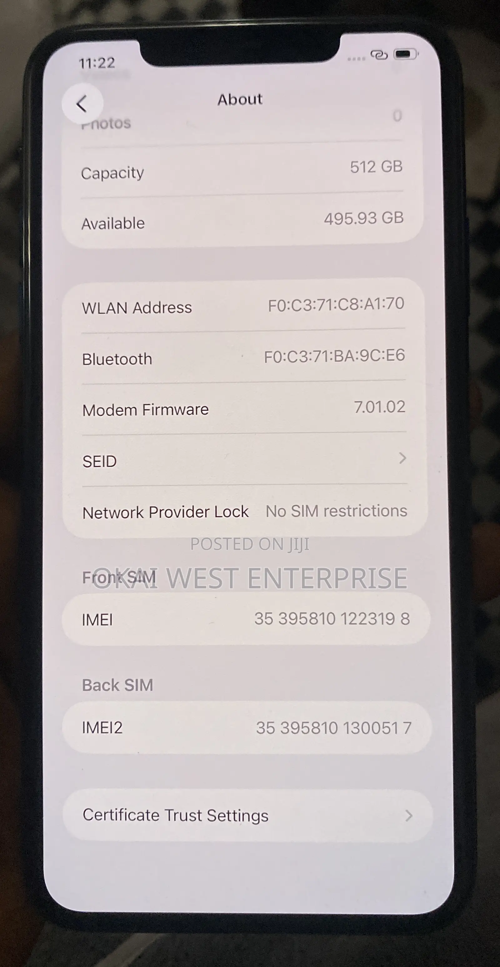 Apple iPhone 11 Pro Max 512 GB Black