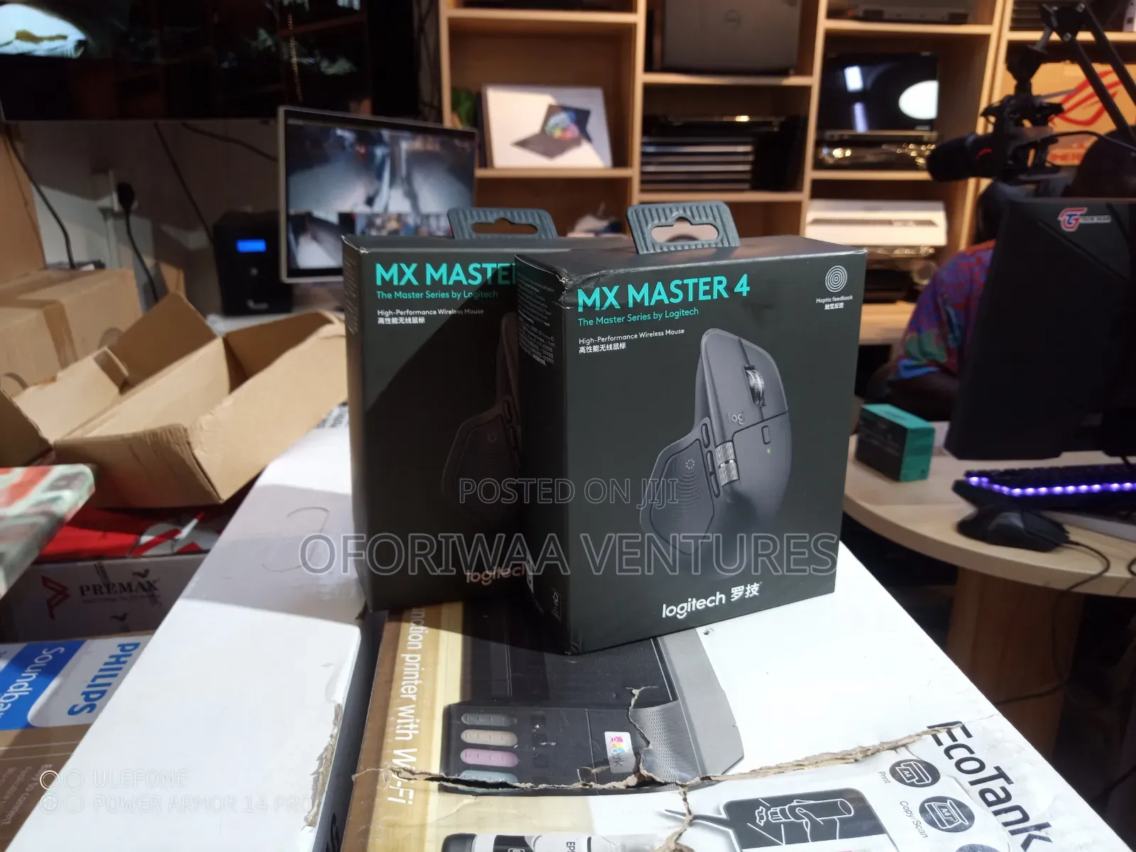 Logitech Mx Master 4, Ergonomic Wireless