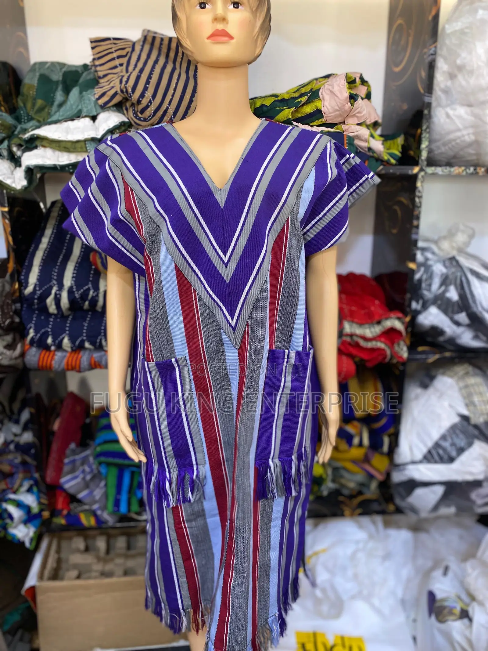 Ladies Smock Fabric Dress