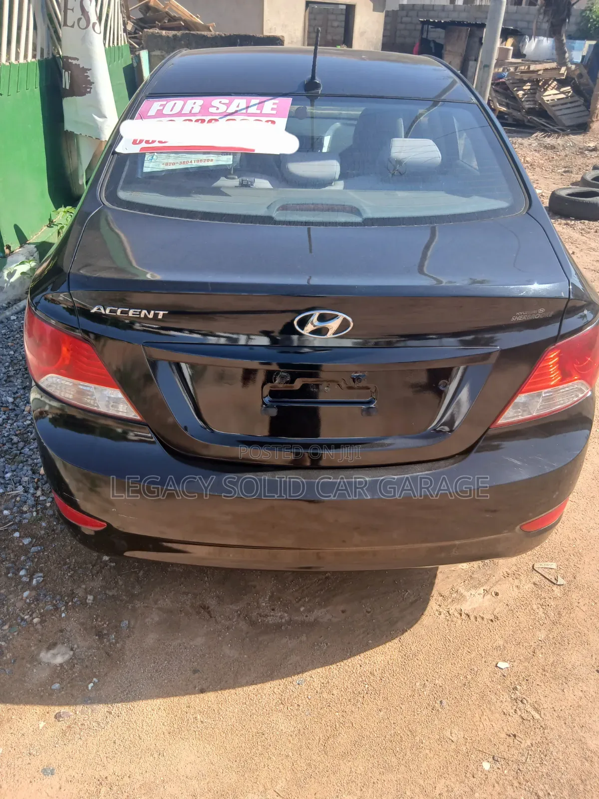 Hyundai Accent 2012 Black