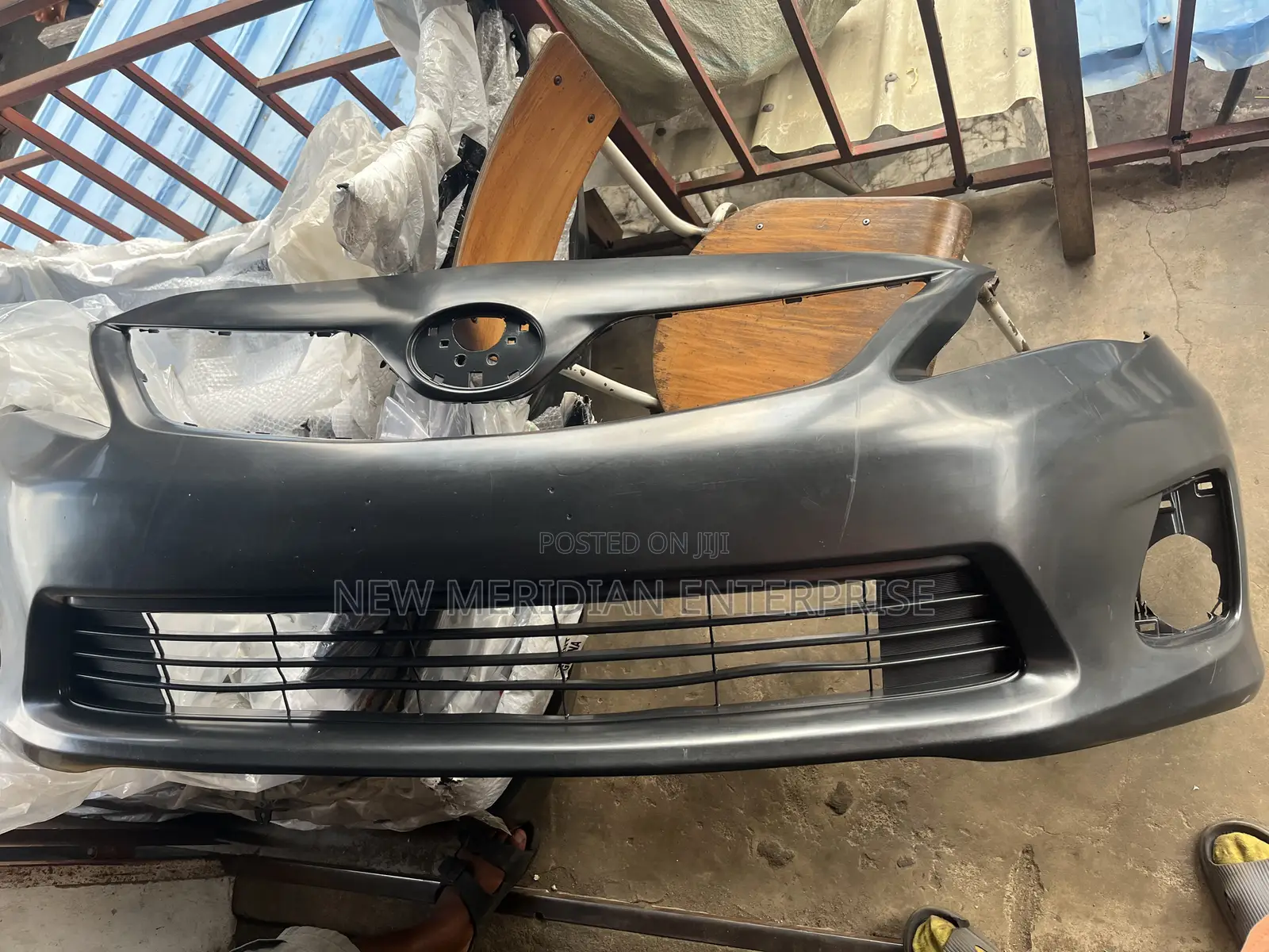 Corolla 2012 -2013 Front Bumper Lower Net Attached to It Original