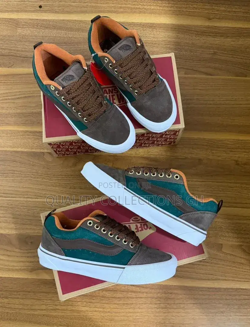 Vans Knu Skool Brown and Green