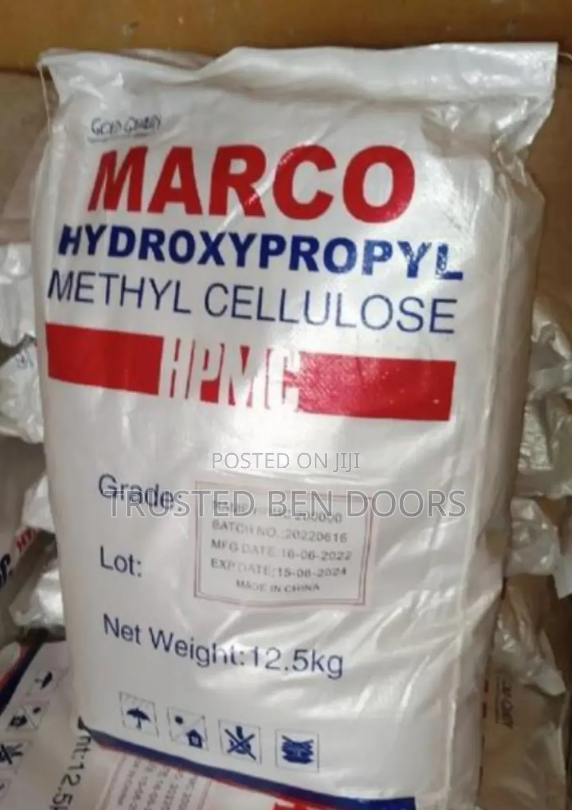 Marco HPMC 12.5kg for Tiling and Industrial Use