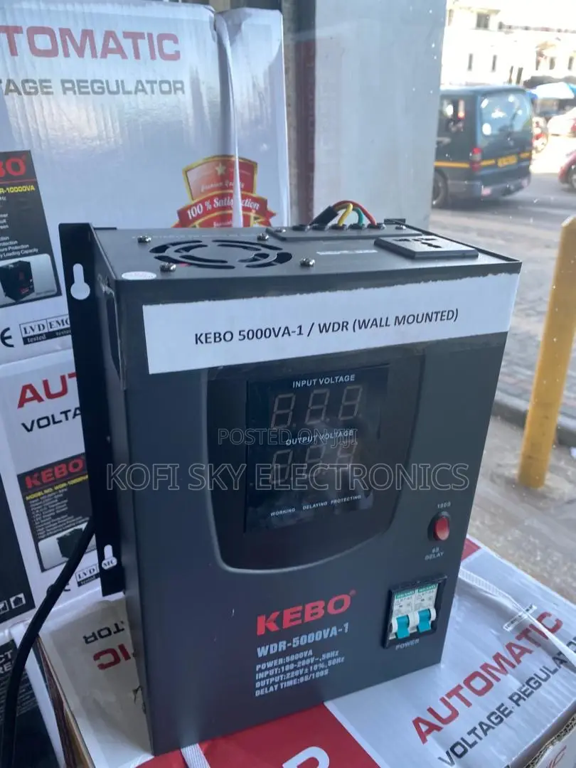 Kebo WDR- 5000va Wall Mounted Stabilizer