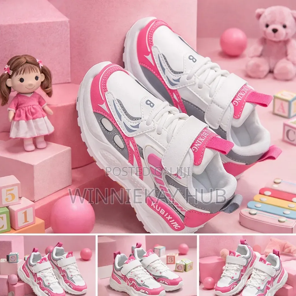 Girls Pink Sneakers